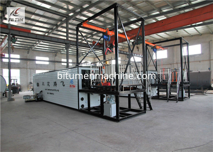 100 MM Thickness Insulation Bitumen Drum Melter With Continuous Production